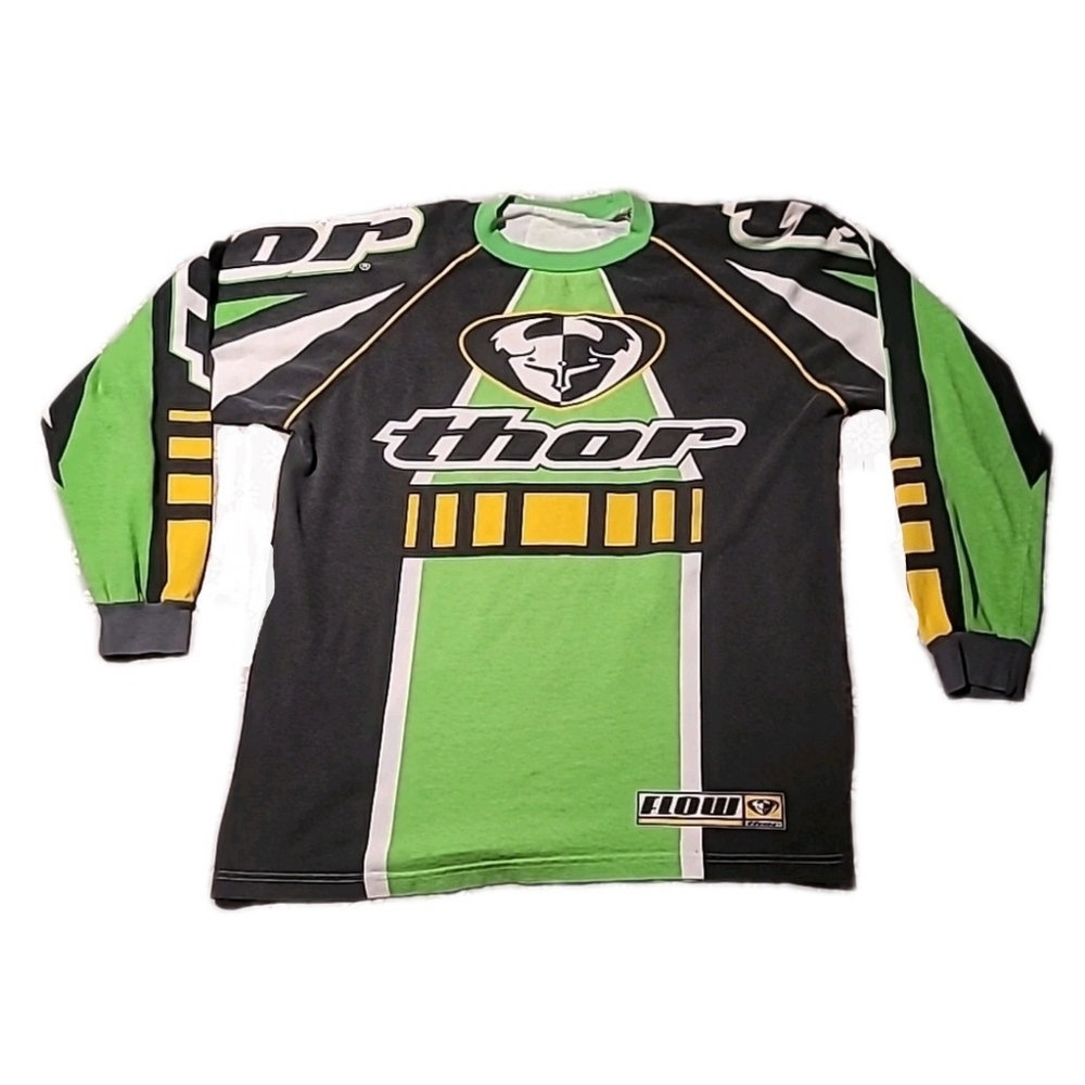 Y2K Vintage Thor Motorcross Dirtbike Long Sleeve Jersey